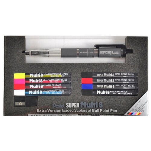 фото Pentel набор pentel super multi 8 многофункциональный карандаш и грифели.