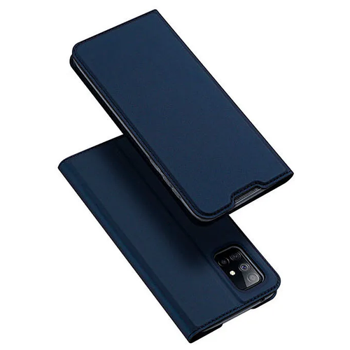 фото Чехол-книжка samsung galaxy a51/m40s, dux ducis skin pro series, боковой, синий x-case