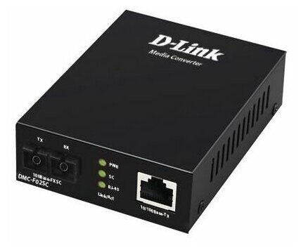 Медиаконвертор D-Link DMC-F02SC/B1A