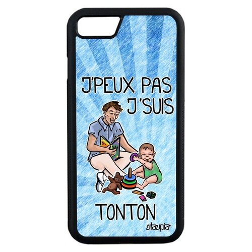 фото Красивый чехол для мобильного // iphone 8 // "не могу - стал дядей!" карикатура картинка, utaupia, светло-зеленый