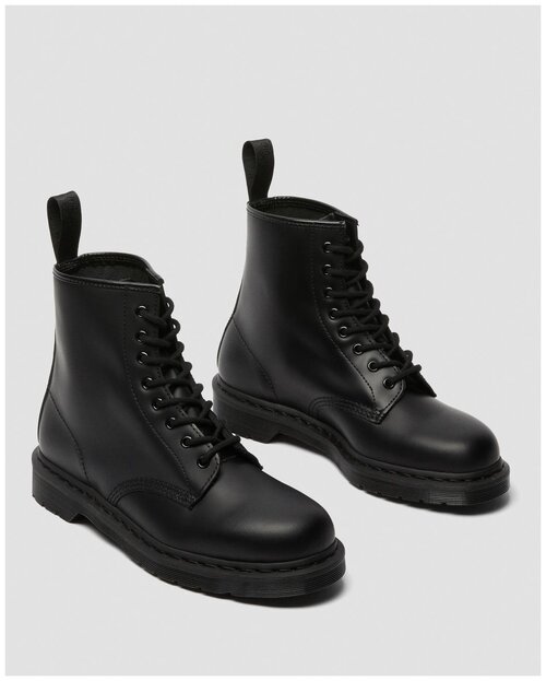 Ботинки берцы Dr. Martens, размер 9.5, черный