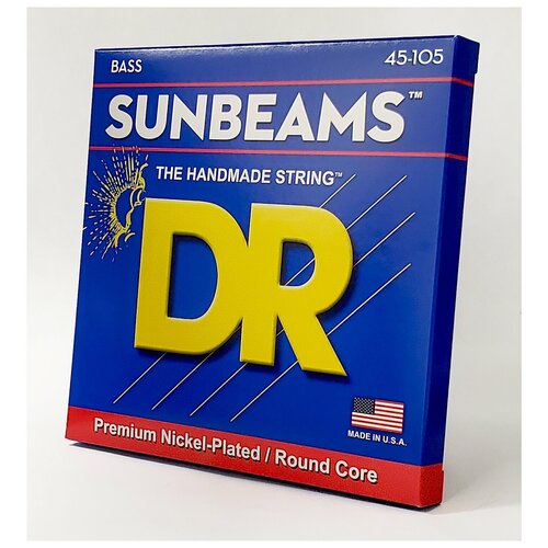 фото Dr strings nmr-45 sunbeam струны для 4-струнной бас-гитары