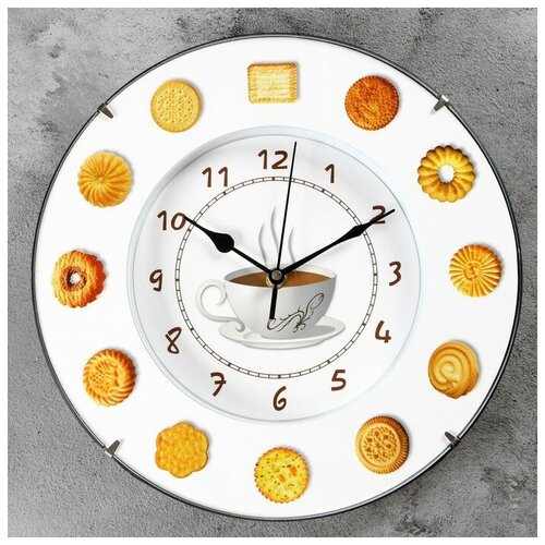 фото Часы настенные, серия: кухня, "печеньки", d=30 см mikimarket
