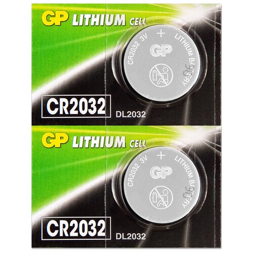 Батарейка GP CR 2032 3V Blister, упаковка 2 шт. gp lithium 2 шт cr2032 7cr2