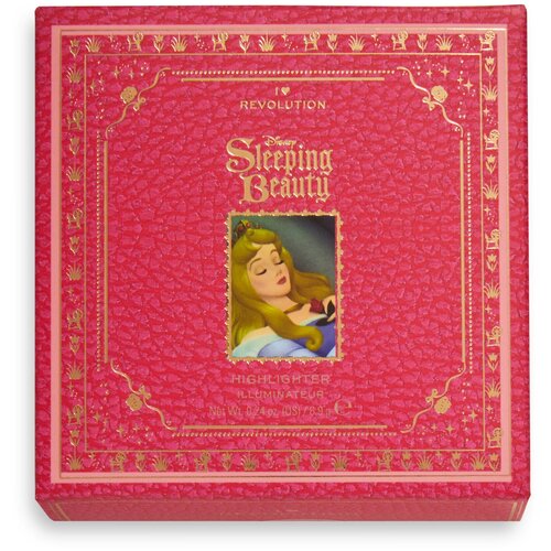 REVOLUTION Хайлайтер I Heart Disney Fairytale Books Sleeping Beauty, розовый/сиреневый