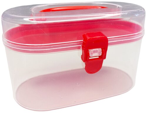 Органайзер пластиковый для хранения мелочей со вставкой,12х8х6,5 см.
