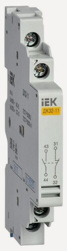Изображение товара Контакт дополнительный 1НО+1НЗ ДК32-11 IEK DMS11D-AU11