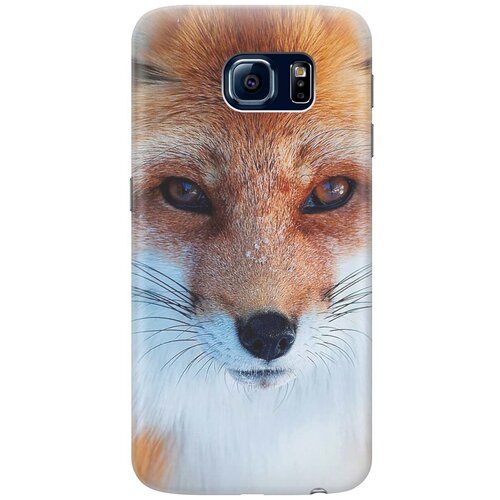фото Силиконовый чехол на samsung galaxy s6 / самсунг с6 с принтом "спокойный лис gosso