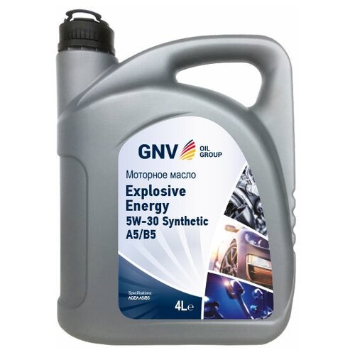 Моторное масло GNV EXPLOSIVE ENERGY SYNTHETIC 5w-30 ACEA A5/B5 - (канистра 4 л.)