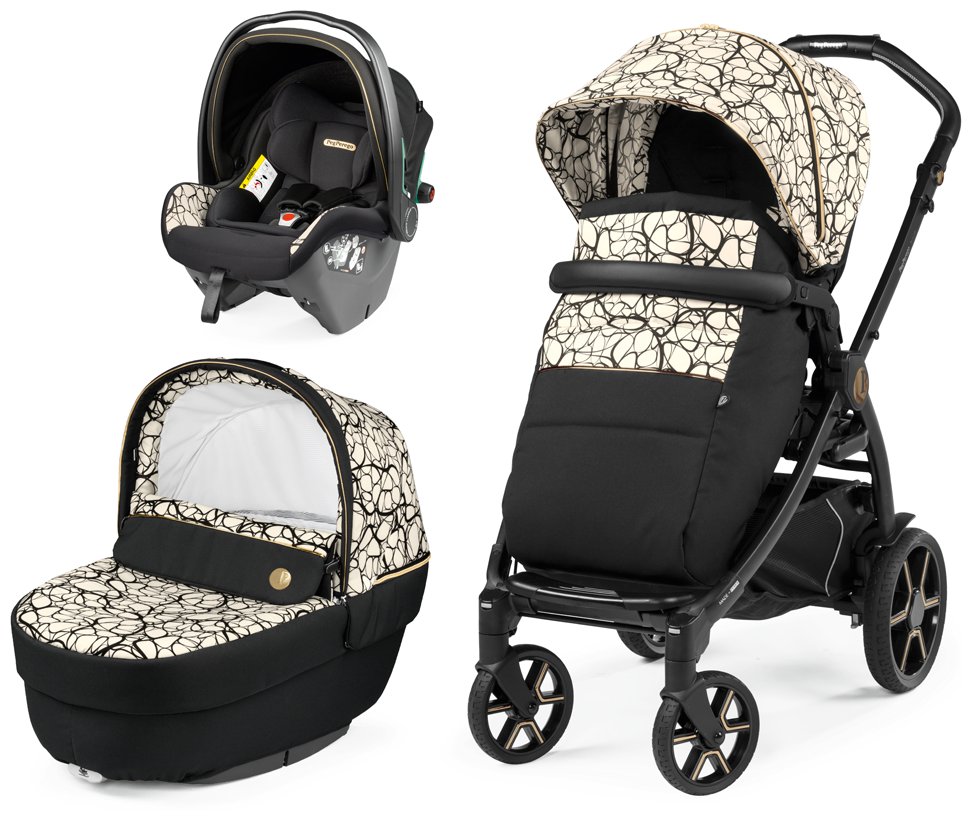 Коляска 3 в 1 Peg Perego Book SLK Graphic Gold