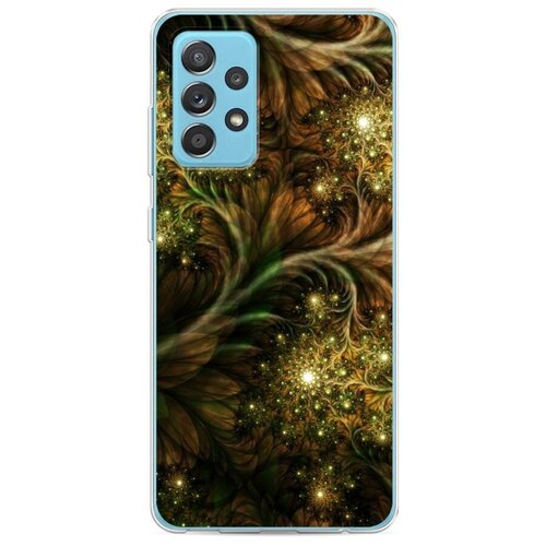 фото Силиконовый чехол "узоры фрактал 3" на samsung galaxy a52 / самсунг галакси а52 case place