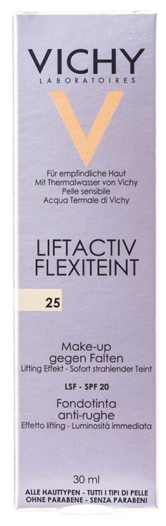 Крем Vichy (Виши) тональный против морщин Liftactiv Flexilift тон 15 30 мл L'Oreal Vichy - фото №3