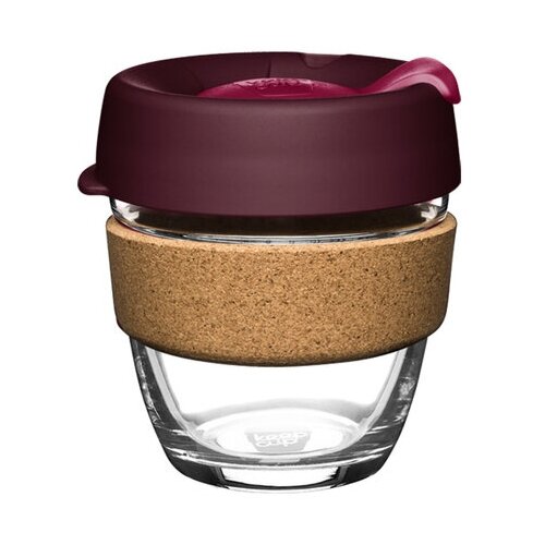 фото Кружка для горячего cork s, 227 мл, бордовая, bckang08, keepcup