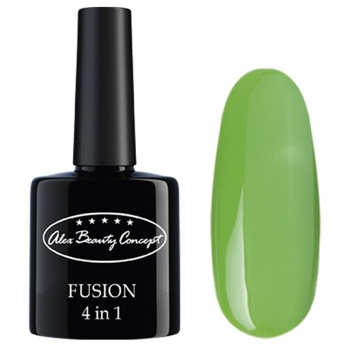 Alex Beauty Concept Гель-лак Fusion 4 in 1 Gel, 7.5 мл, зеленый alex beauty concept гель лак fusion 4 in 1 gel 7 5 мл цвет красно коралловый