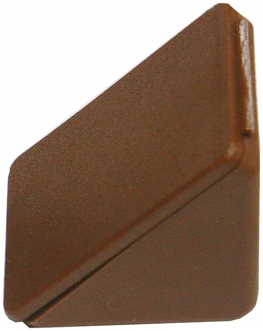 Уголки мебельные "Element" с шурупом цвет: темно-коричневый 6 шт