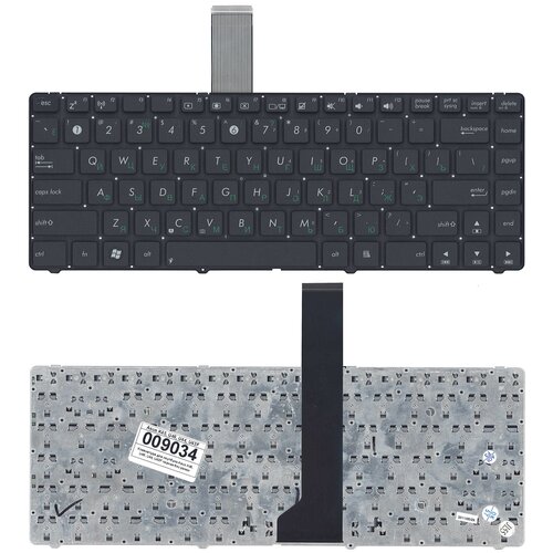 Клавиатура для ноутбука Asus 0KNB0-4120US00 русская черная без рамки версия 2 850₽