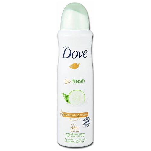 Купить Дезодорант женский Dove Go fresh Свежесть огурца, 150 мл, 1 шт.