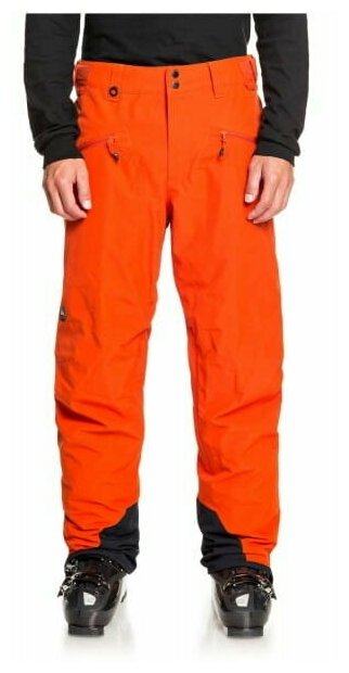брюки Quiksilver, размер XS, оранжевый