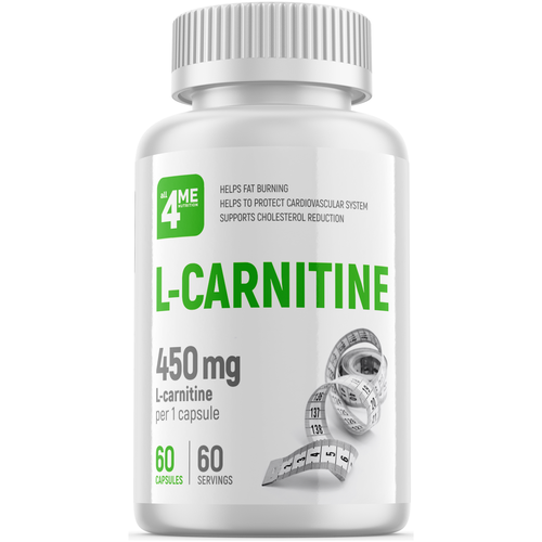 фото Л-карнитин 4me nutrition l-carnitine 450 mg 60 капсул all 4 me