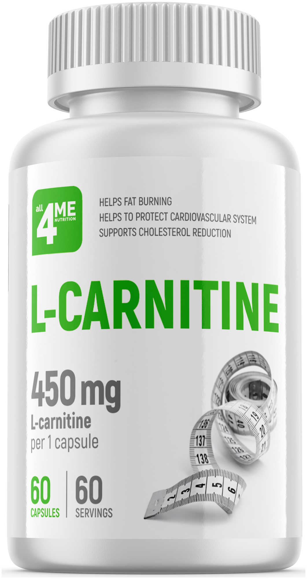Л-Карнитин 4ME NUTRITION L-CARNITINE 450 MG 60 капсул