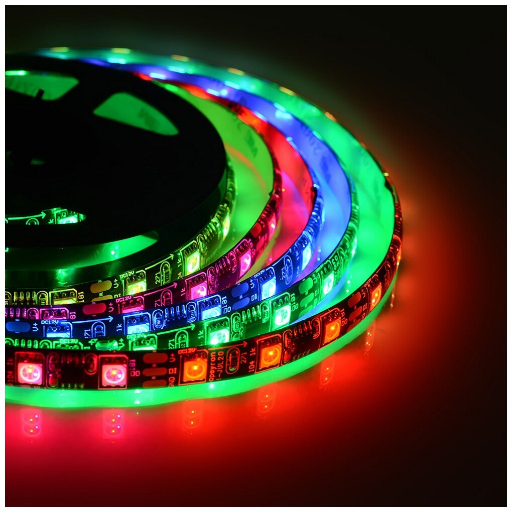 Комплект цифровой светодиодной ленты 86ЦЛ Apeyron LED 12В, IP65, 2м - фотография № 4