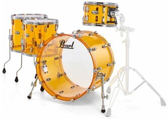 Pearl CRB524FP/ C732 ударная установка из 4-х барабанов, цвет Tangerine Glass, без стоек