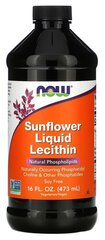 Раствор NOW Sunflower Liquid Lecithin, 150 г, 473 мл