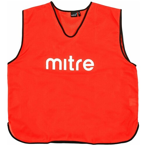 фото Манишка тренировочная mitre арт.t21503re1-sr р.sr (объем груди 122см), полиэстер, красный