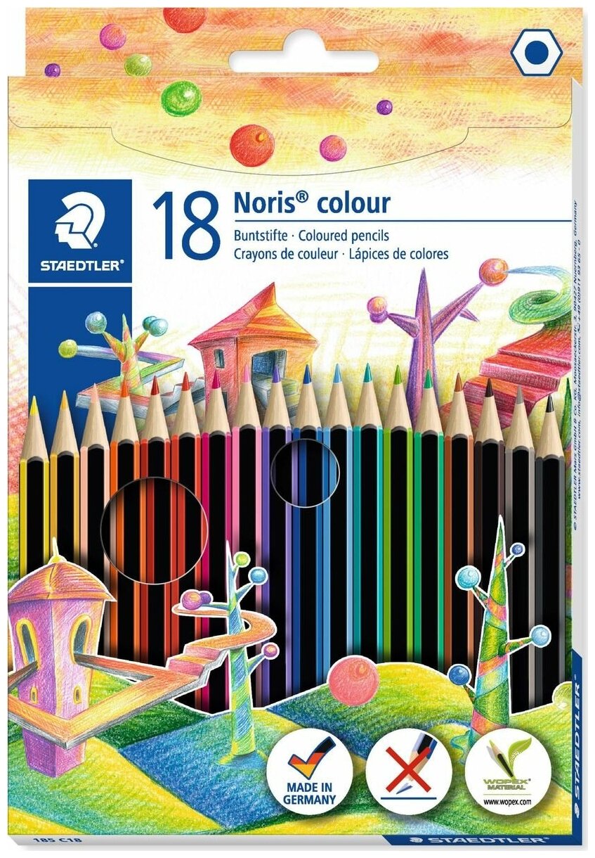 Набор карандашей "Noris Colour" (18 цветов) (185C18) - фото №1