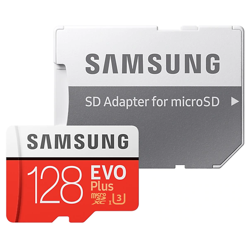 Флеш карта microSDXC 128Gb Class10 Samsung MB-MC128KA/RU EVO PLUS + adapter