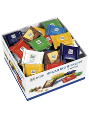 Шоколад Ritter Sport mini Пестрый набор, 1400 г, 84 шт. в уп.