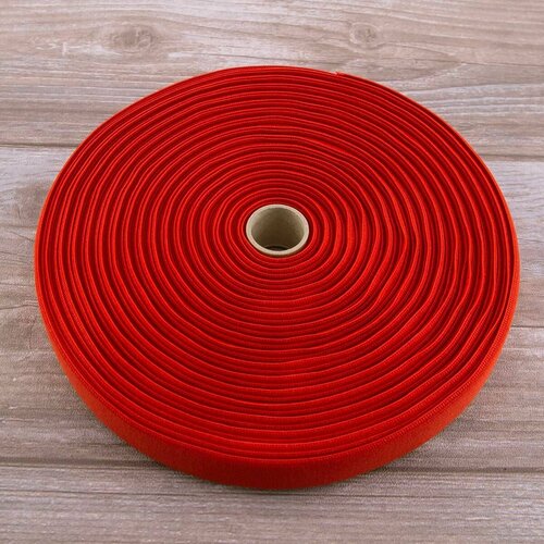 Резинка для шитья, ширина 30 мм, цвет красный, 25 метров резинка для шитья ширина 6 6 мм цвет темно красный 100 метров