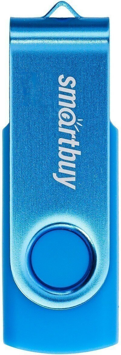 USB Flash Drive 64Gb - SmartBuy UFD 2.0 Twist Blue SB064GB2TWB