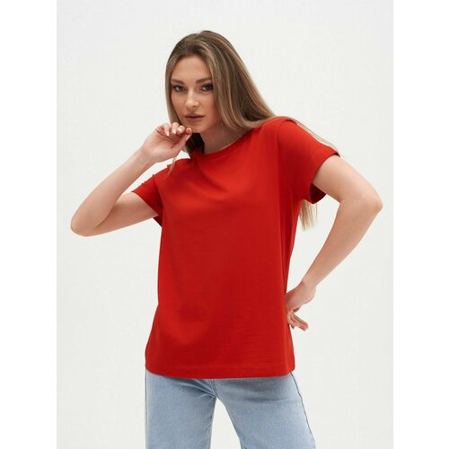 Футболка Тамбовчанка, размер 52, красный