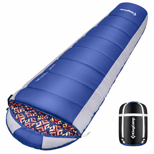 фото 2023 desert 300 -15с 215x80x55 спальный мешок, -15°с, синий, левый kingcamp