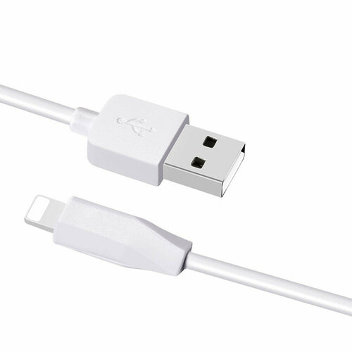 зарядный кабель usb для телефона андроид hoco x1 2 4 a Кабель Lightning - USB-A 2.0 / 3m / 2A / HOCO X1 белый