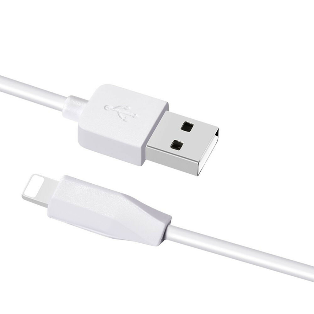 Кабель Lightning - USB-A 2.0 / 2m / 2,4A / HOCO X1 белый