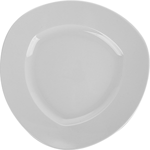 фото Блюдо «Рита» треугольное; фарфор; D=32, H=4, L=31, B=31см; белый, Lubiana, QGY - 440