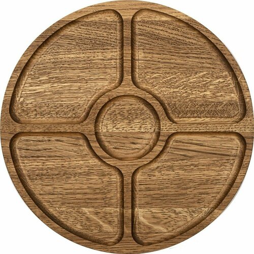 Менажница дубовая круглая Диаметр: 27 см