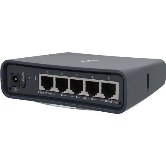 Wi-Fi роутер MikroTik hAP ac lite, USB-порт, 5 портов Ethernet, 10/100 Мбит/с — фото 1