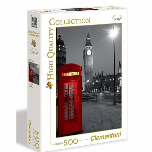 Clementoni Пазл Лондонская будка, 500 элементов