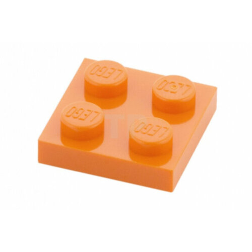 Деталь LEGO 4159007 Плитка 2X2 (оранжевая) 50 шт.