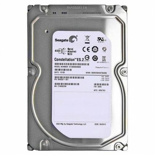 Жесткий диск Seagate ST32000646SS 2Tb 7200 SAS 35 HDD 5636000₽