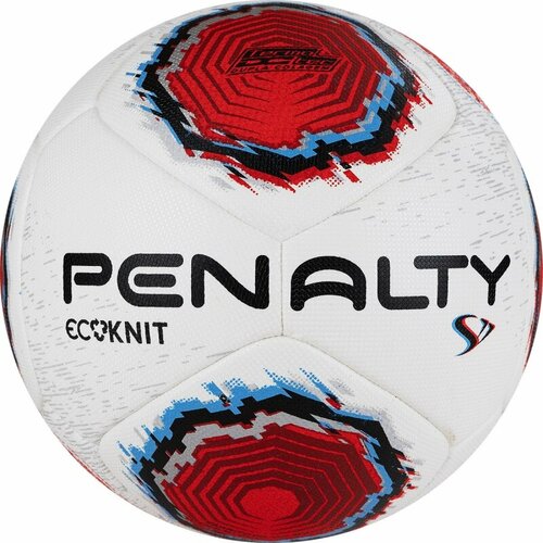 Мяч футбольный PENALTY BOLA CAMPO S11 ECOKNIT XXII, арт. 5416231610-U, размер 5, FIFA Pro, PU, термосшивка, белый-красный-син