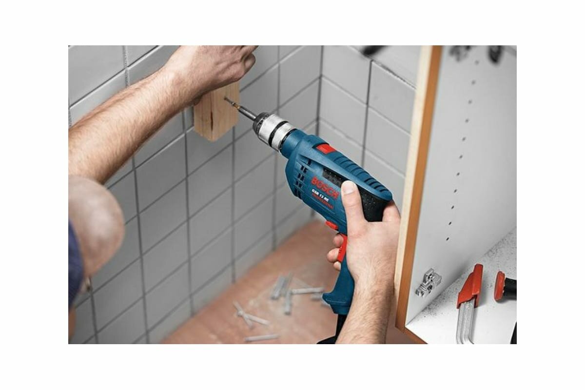 Дрель ударная Bosch GSB 13 RE Professional, 600Вт 0601217100 — фото 1
