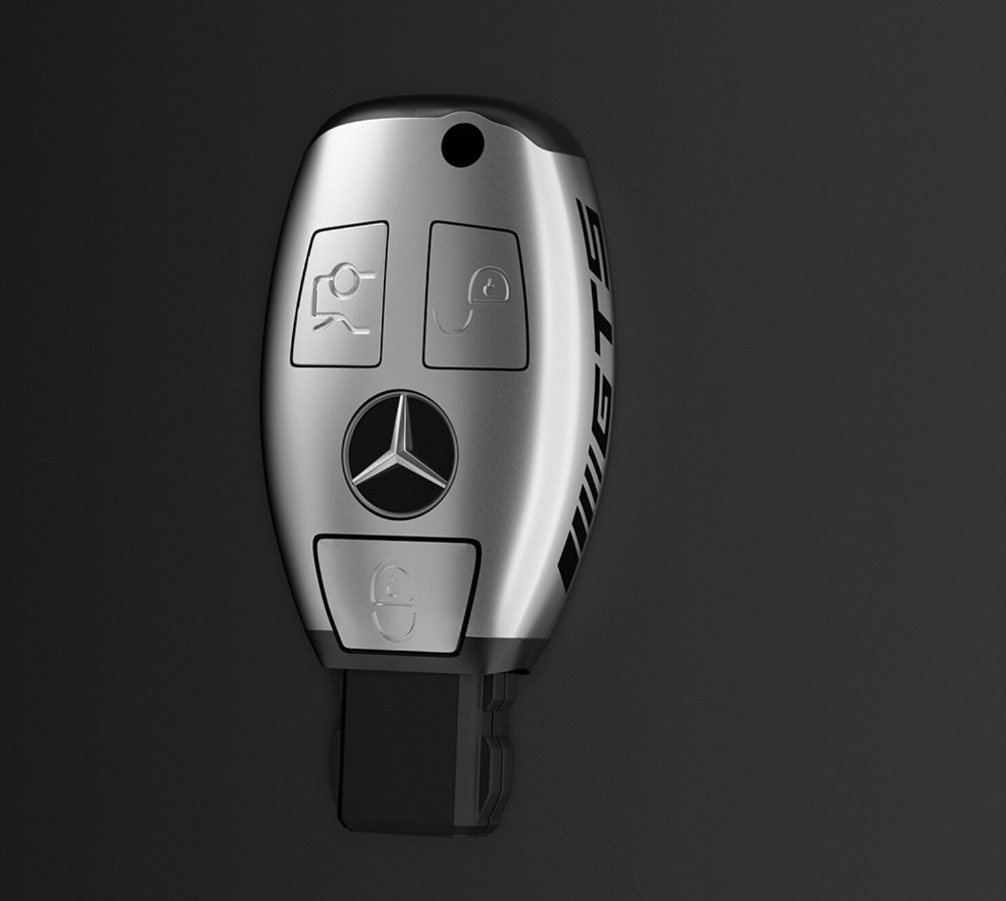Защитный пластиковый чехол футляр MyPads M-162431 с вырезом под логотип для автомобильного смарт ключа Mercedes-Benz GTS E С S Класс CLA GLA‎ GLB G.