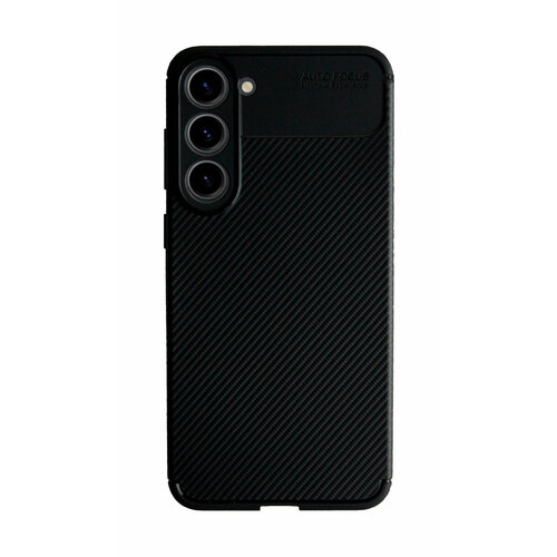 Чехол-накладка Devia Carbon Fiber Texture Shockproof Case для смартфона Samsung Galaxy S23+, черный чехол накладка devia shark shockproof для смартфона samsung galaxy s23 ultra цвет clear