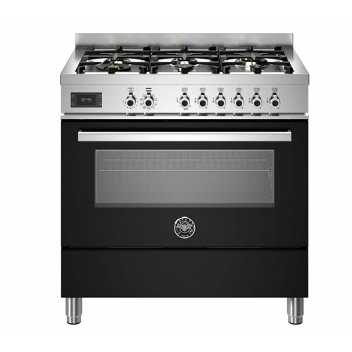 Кухонная плита Bertazzoni PRO96L1ENET черный/серебро