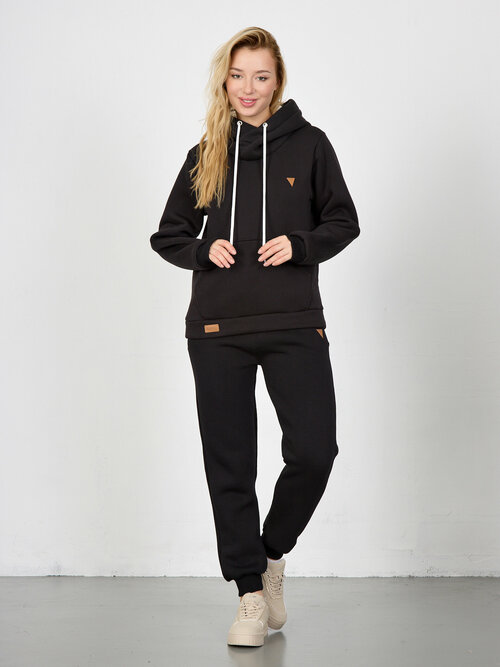 Костюм Jools Fashion женский спортивный зимний, размер 42, черный