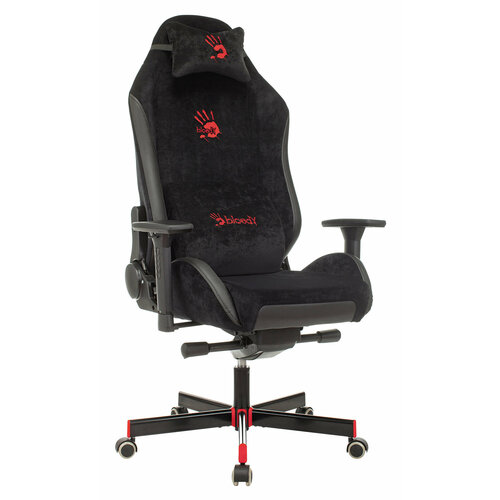 Кресло игровое A4Tech Bloody GC-450 черный текстиль/эко. кожа крестовина металл